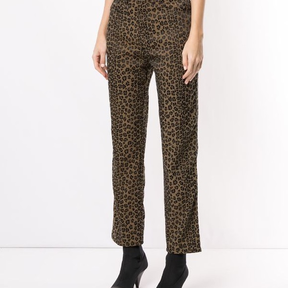 Fendi Pants - Vintage Fendi Leopard Print Full Length Pants